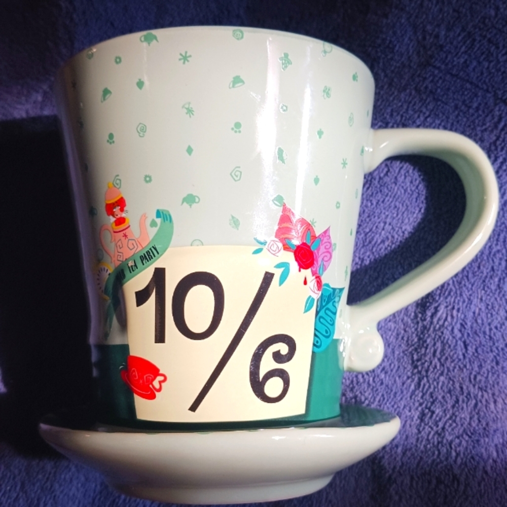 Disney Mad Hatter Alice In Wonderland Tea Party Tea Cup